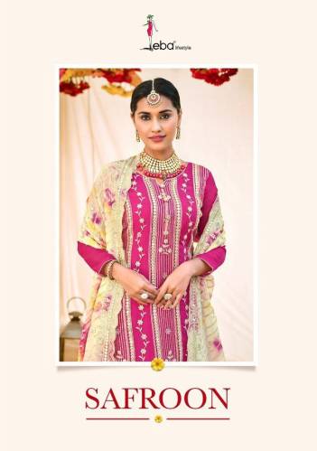 Safroon By Eba Lifestyle Skirt Style Embroidered Salwar Kameez Collection